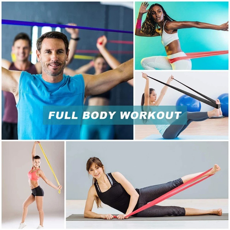 Bandes de résistance en latex  - Pilates Bar Kit With Resistance Bands avis et prix