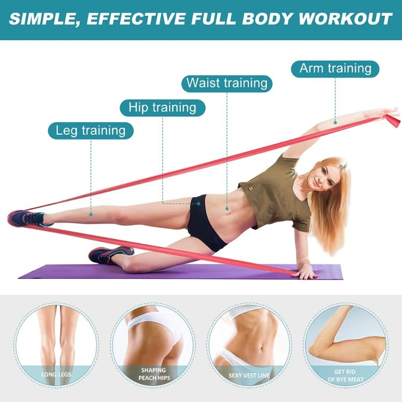 Bandes de résistance en latex  - Pilates Bar Kit With Resistance Bands avis et prix