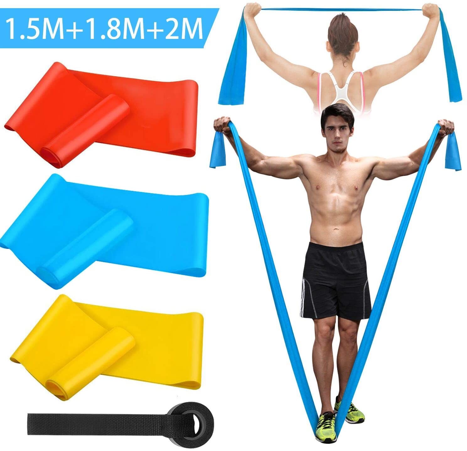 Bandes de Fitness élastiques 3 - Pilates Bar Kit With Resistance Bands avis et prix