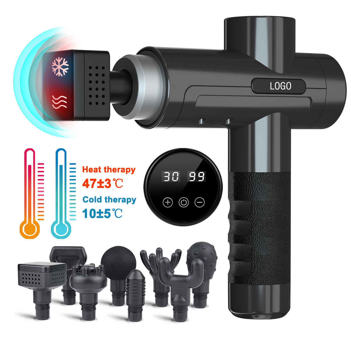 Masseur électrique à percussio - Electric Massage Gun Deep Tissue avis et prix