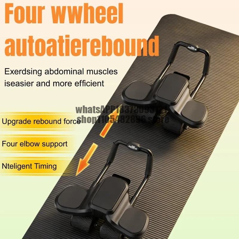 Rouleau Abdominal 2-en-1 avec  - Ab Roller Wheel With Elbow Support avis et prix