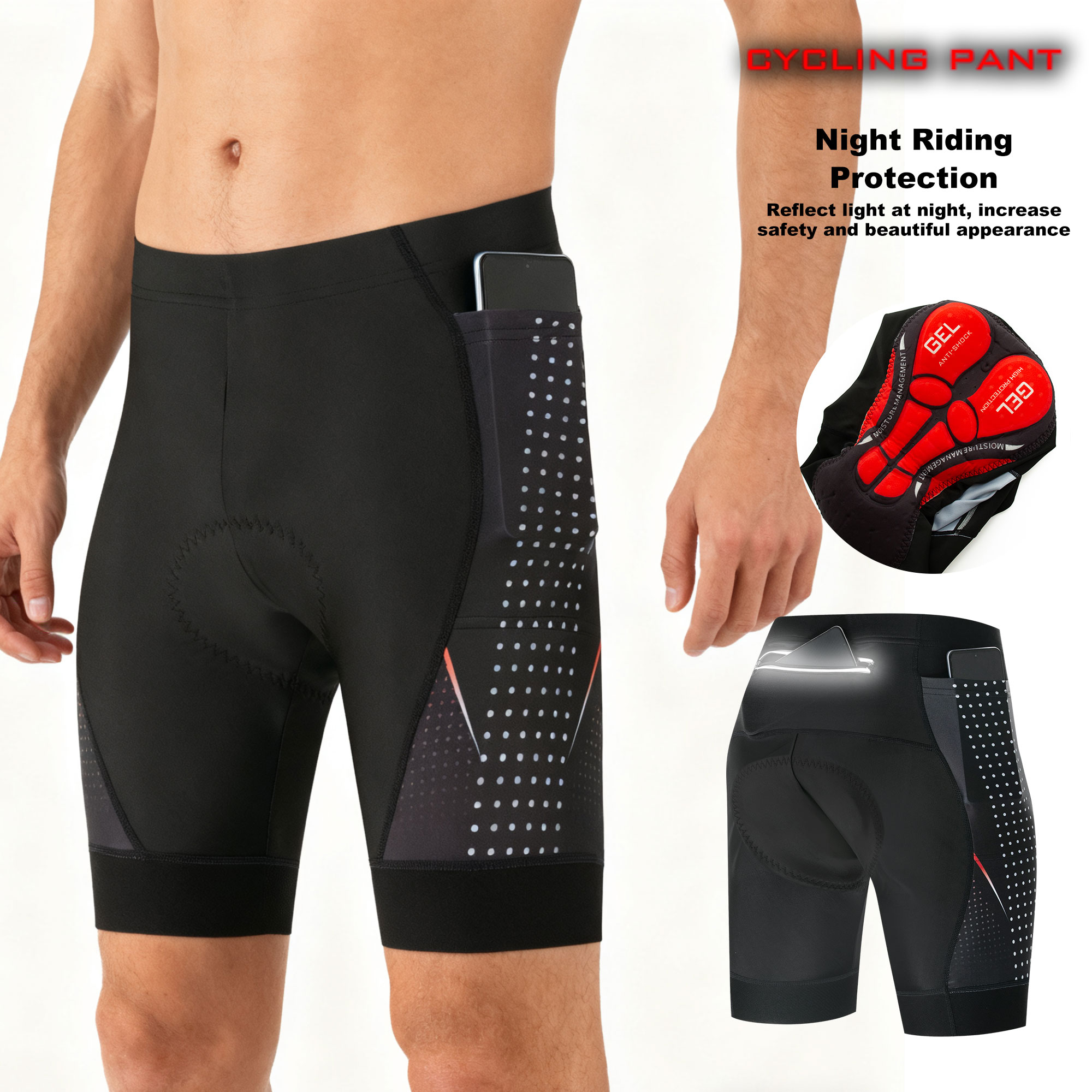 Shorts de vélo de route haut d - Padded Cycling Shorts 5D Gel avis et prix