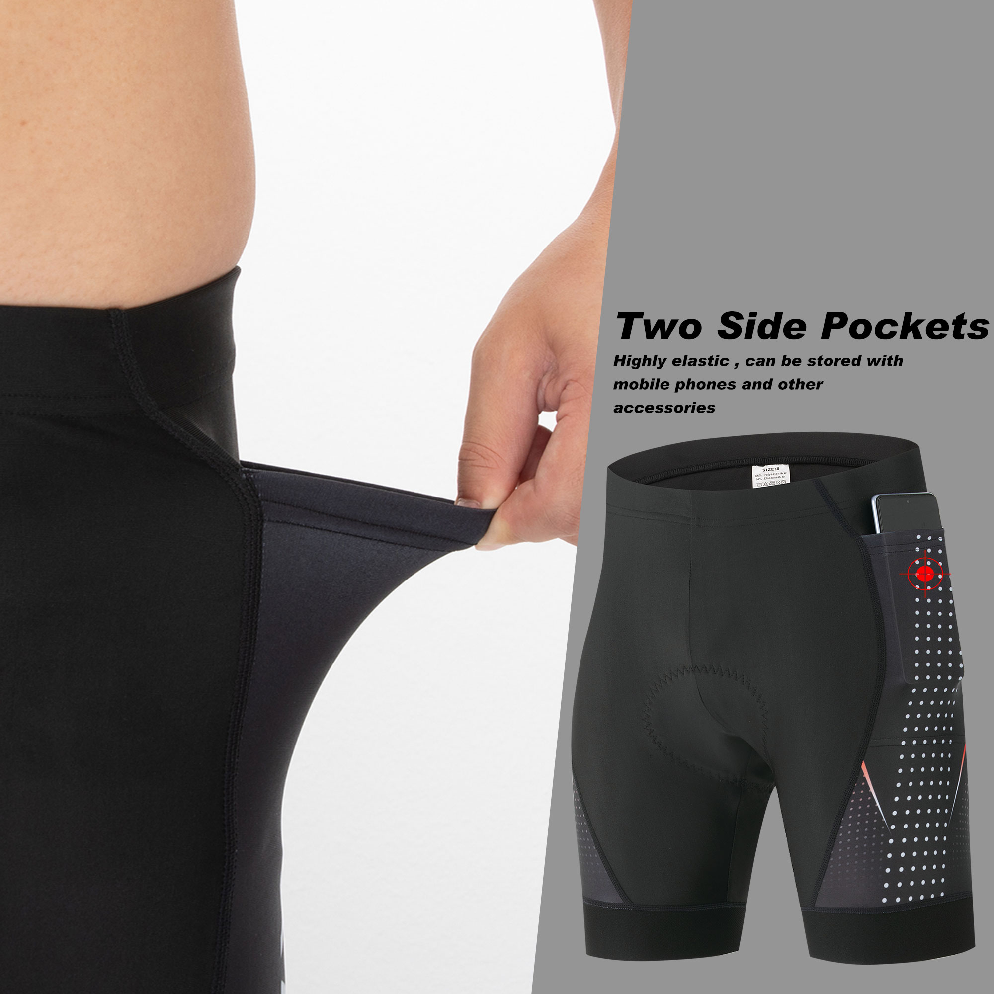 Shorts de vélo de route haut d - Padded Cycling Shorts 5D Gel avis et prix