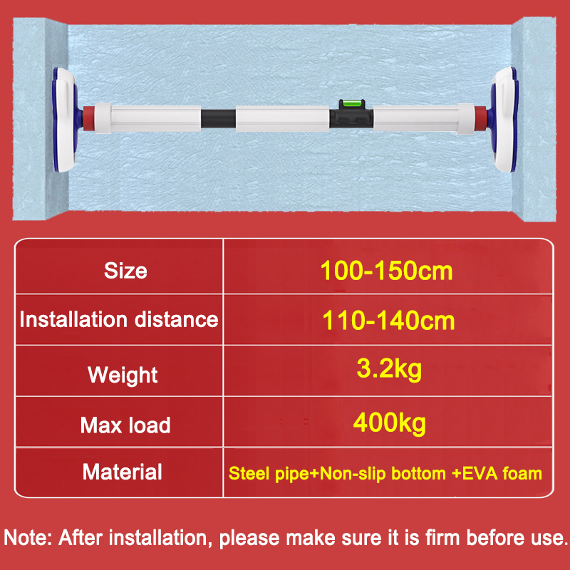 Barre de traction 100-150 cm p - Door Pull Up Bar No Screw avis et prix