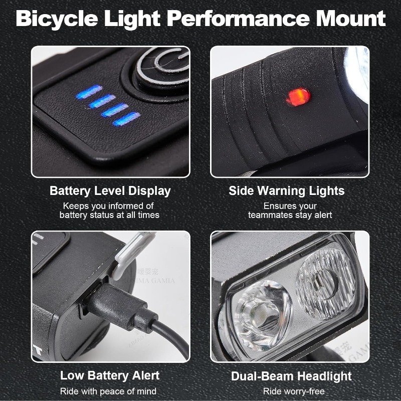 Lampe de vélo étanche, phare d - Cycling avis et prix