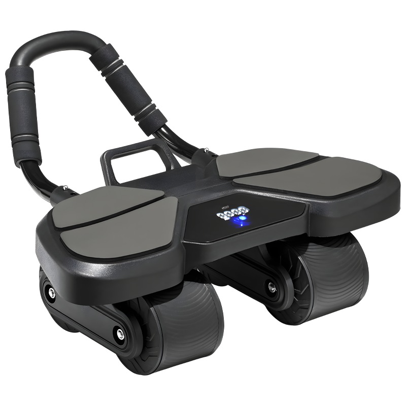 Rouleau de roue Ab noir avec s - Ab Roller Wheel With Elbow Support avis et prix