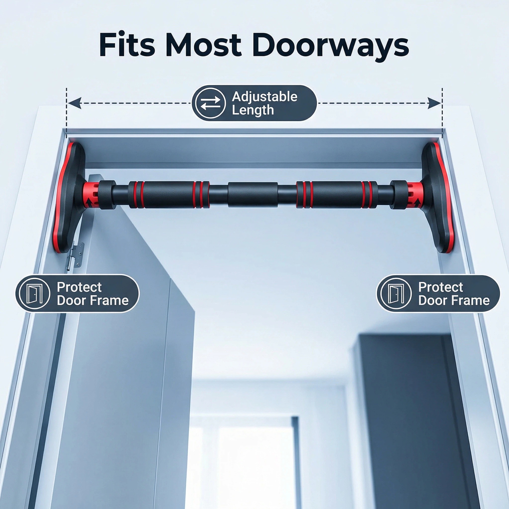 Barre de traction multifonctio - Door Pull Up Bar No Screw avis et prix