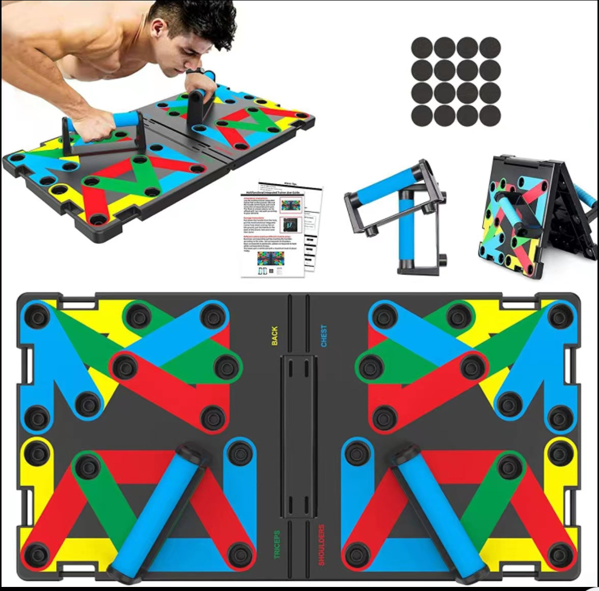 Planche de poussée pliable mul - Push Up Board Foldable Multi Function avis et prix