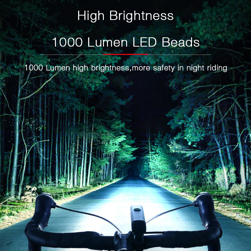 GIYO 1000 Lumens vélo lumière  - Rechargeable Bicycle Headlight 1000 Lumen avis et prix